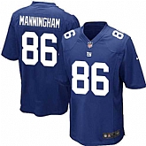 Nike Men & Women & Youth Giants #86 Manningham Blue Team Color Game Jersey,baseball caps,new era cap wholesale,wholesale hats
